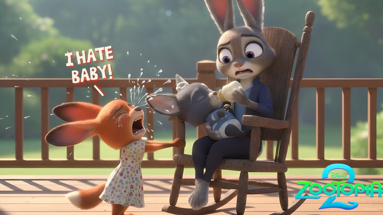 Zootopia 2 Nick & Judy Are Busy Taking Care of Baby Niko – Violet Is Left Behind | Color WOW (14+)