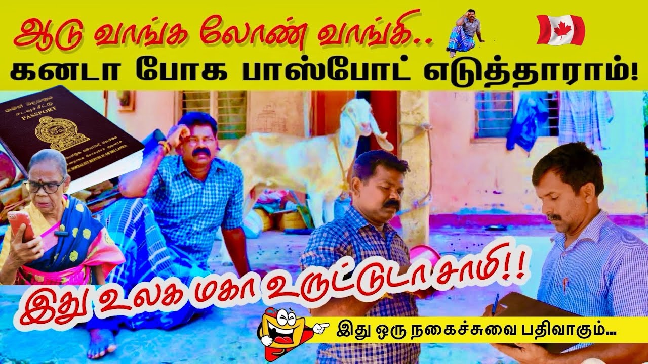ஆடு வாங்க லோண்! கனடா போக பாஸ்போட்! இது உலக மகா உருட்டடா சாமி... #Jaffna #comedy #canada #trending