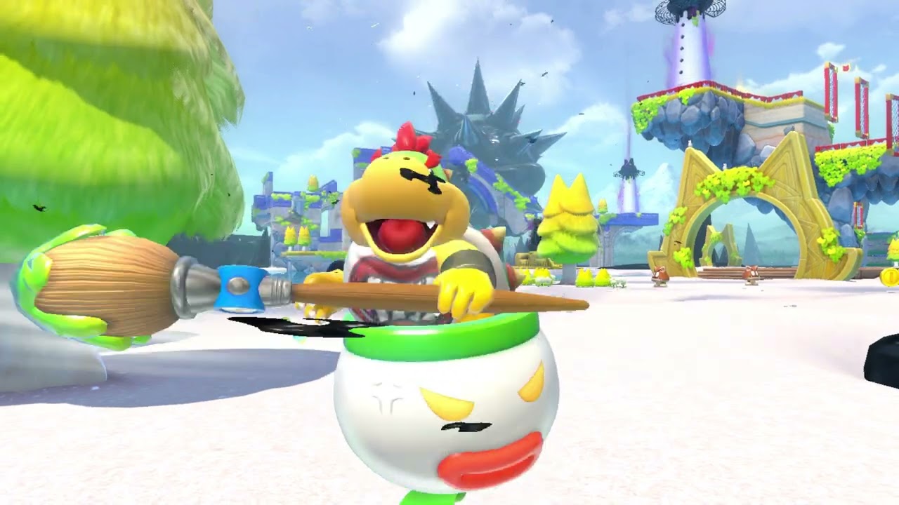 Bowser's Fury little bit of gameplay