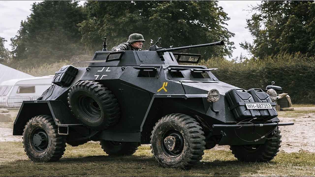 Ele dava Suporte para infantaria Alem&atilde; e aterrorizava as tropas Aliadas Sd. Kfz 221