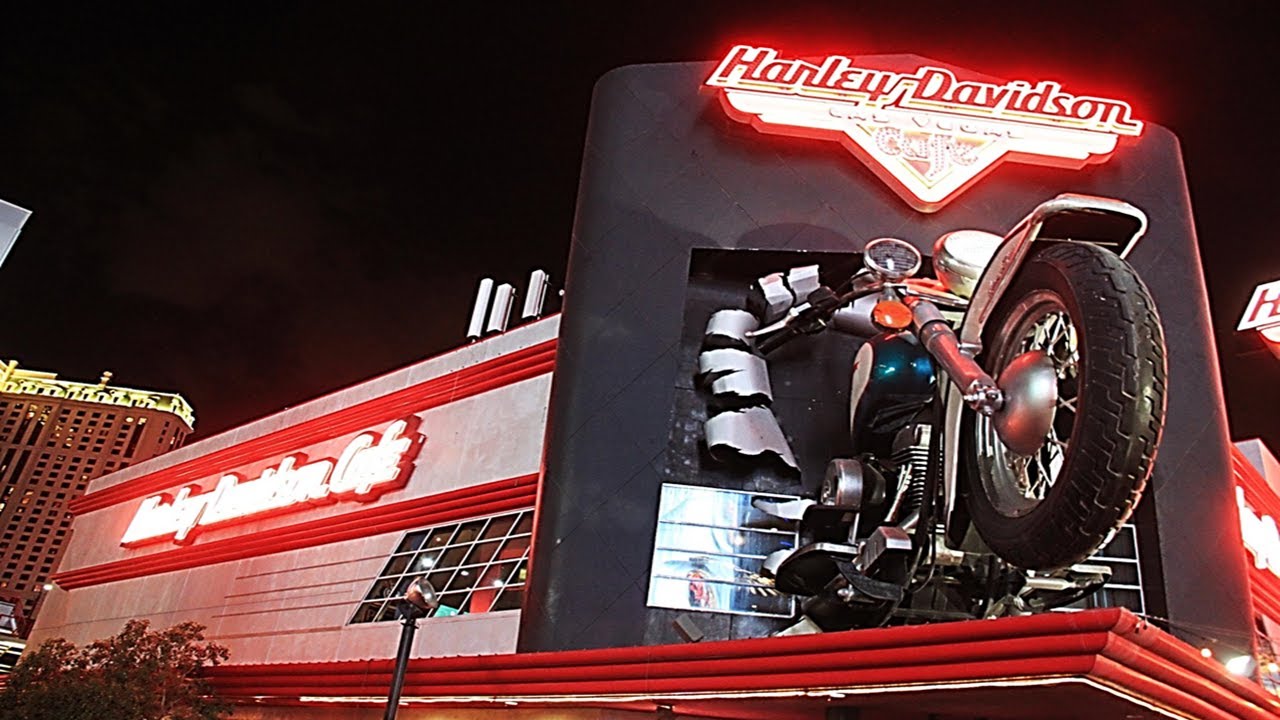 ETATS UNIS LAS VEGAS HARLEY DAVIDSON CAFE 2016