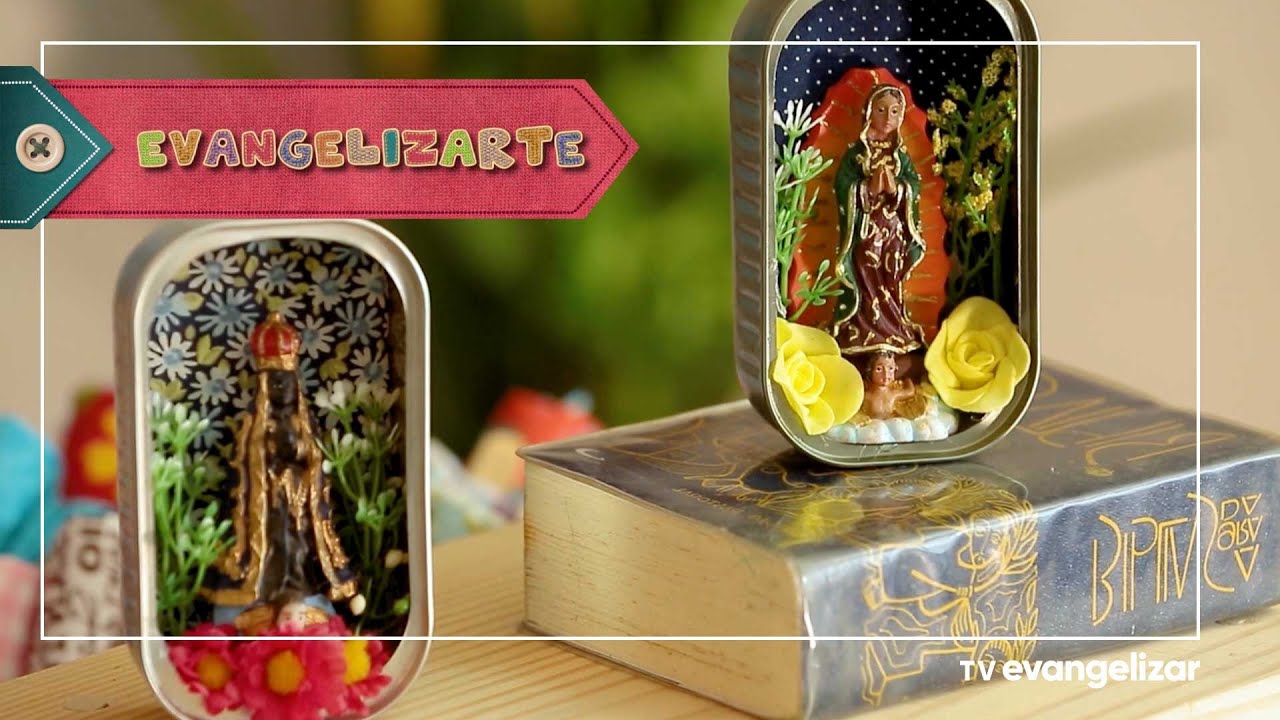 Oratório de lata de sardinha | EvangelizArte | 07/04/21