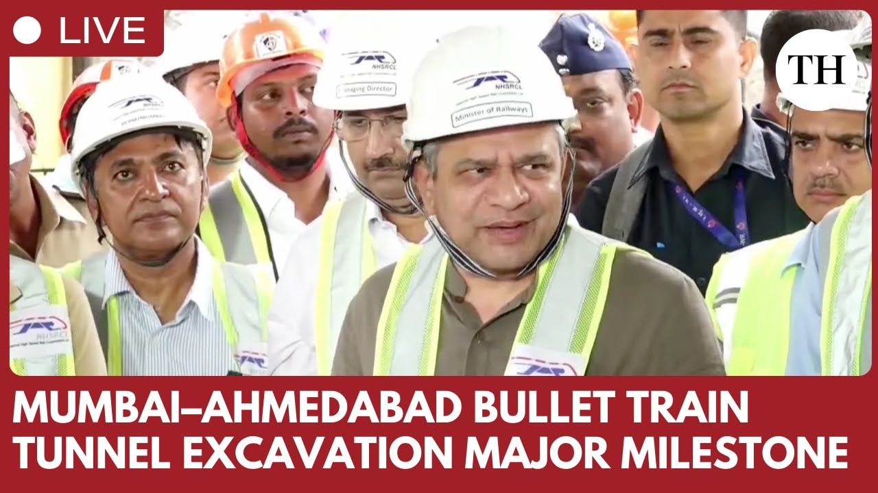 Ashwini Vaishnaw Inspects Bullet Train Tunnel as 2.7 km Breakthrough Achieved