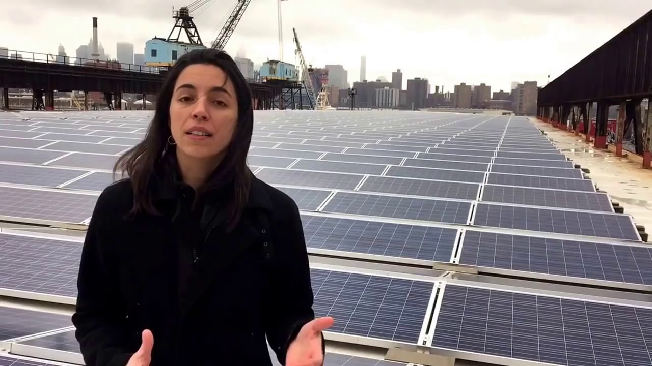 Clare Newman from Brooklyn Navy Yard in NYC discusses solar power
