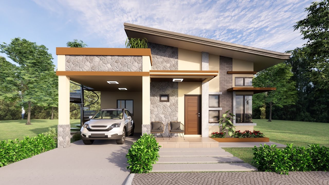 Small House Design With  3 Bedroom (9 x 10 M)