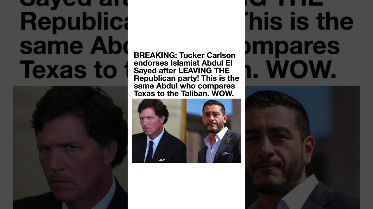 Tucker Carlson Backs Abdul El-Sayed in Michigan