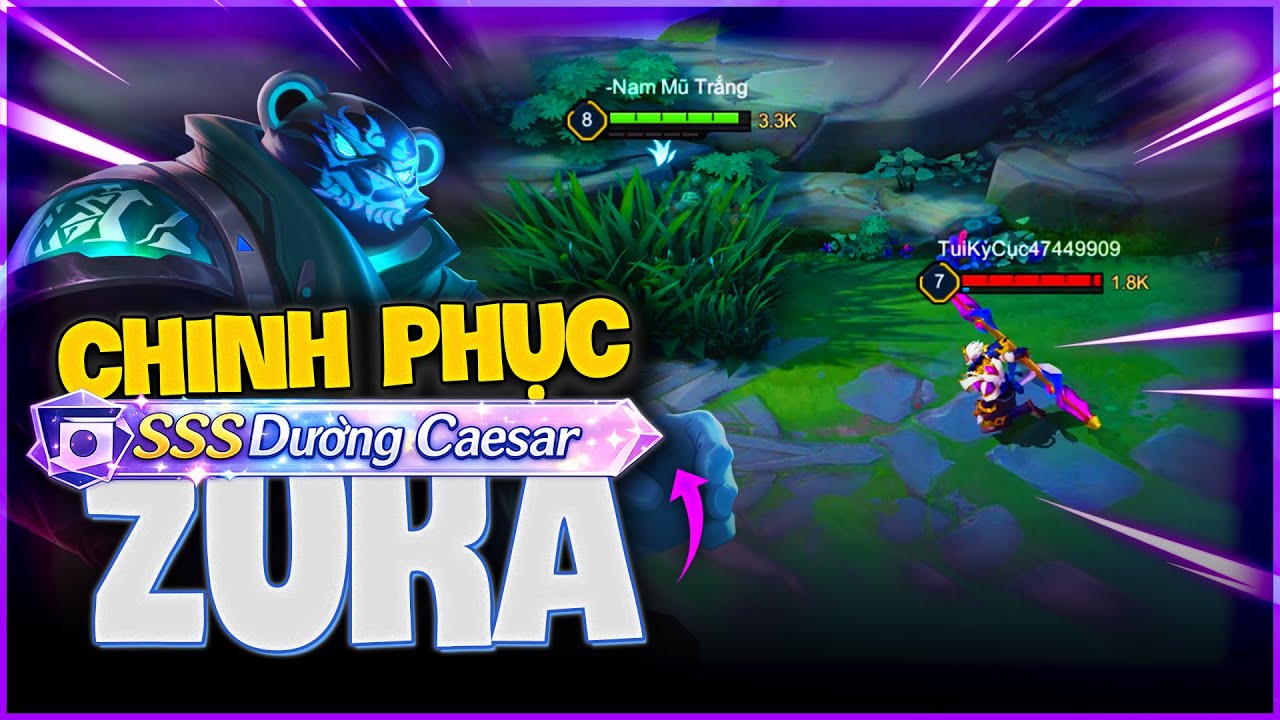 CHỈNH PHỤC SSS VỊ TƯỚNG ZUKA, THỬ THÁCH CHINH PHỤC SSS CỦA 125 VỊ TƯỚNG TRONG LIÊN QUÂN.