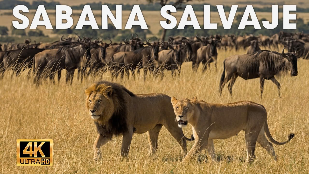 LUCHA DE GIGANTES &ndash; Instinto de Supervivencia en la Sabana #animalessalvajes | NATUREZA VIDA