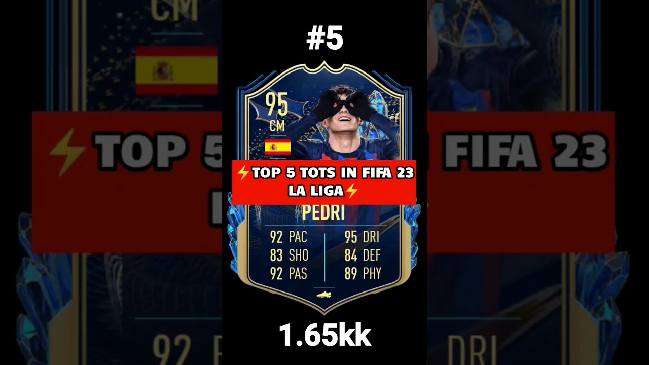 TOP 5 TOTS IN FIFA 23 LA LIGA