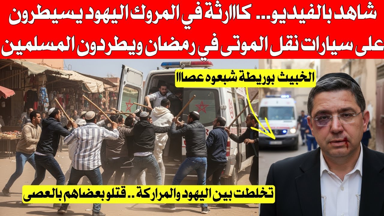 شاهد بالفيديو تخلطت في المروك بين الصيصان والمراركة بعد سيطرة الصيصان على سيارات الإسعاف..شبعوهم عصا