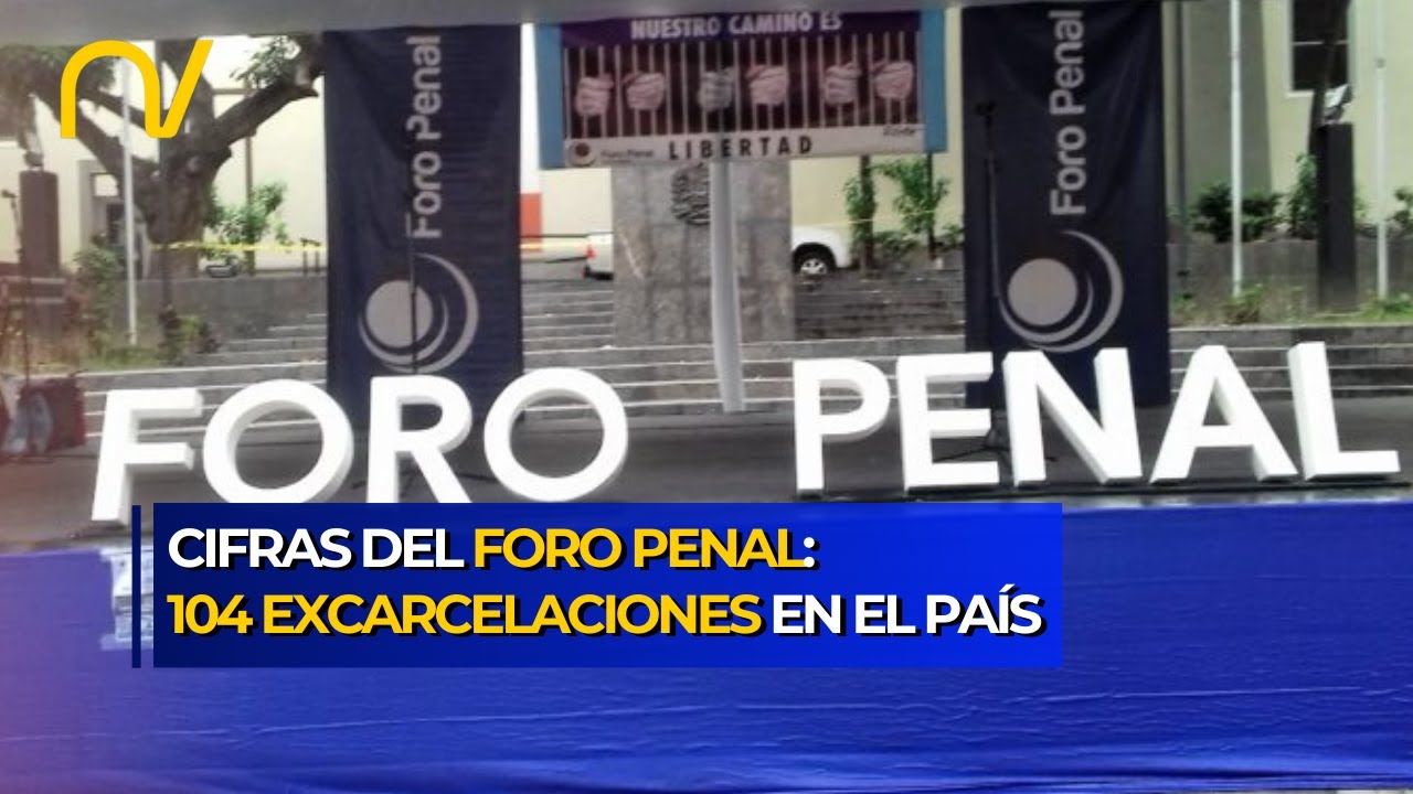 Foro Penal reporta 104 excarcelados y PUD pide mediación de la ONU para continuar el proceso