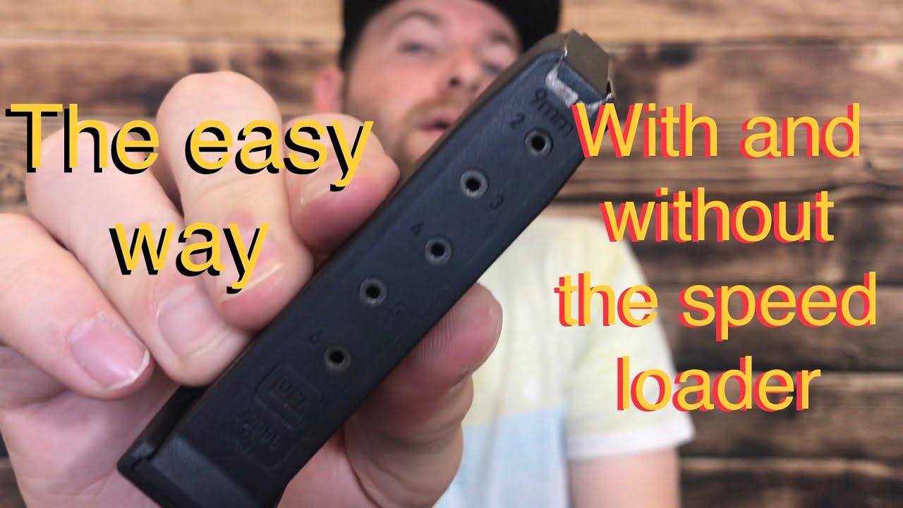 How to load a Glock 43 magazine the easy way! | Stop thrashing your thumb!