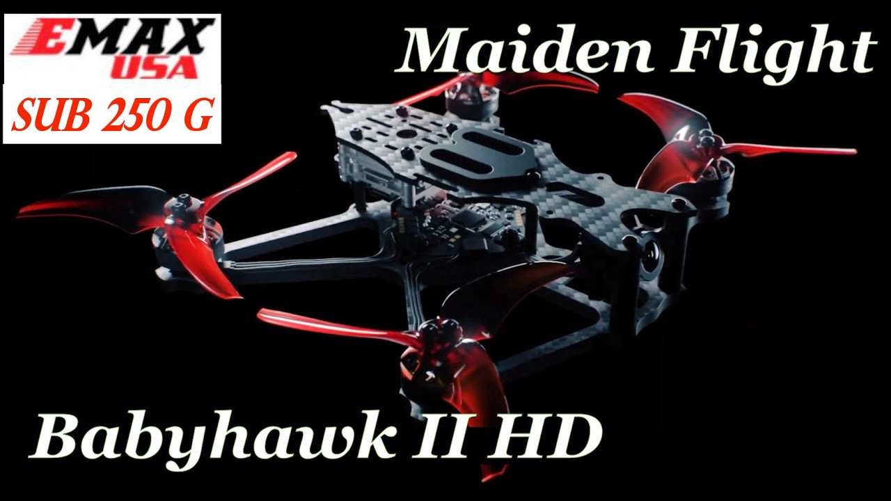 Emax Babyhawk 2  Maiden Flight - Caddx Vista HD VTX Nebula Pro Camera