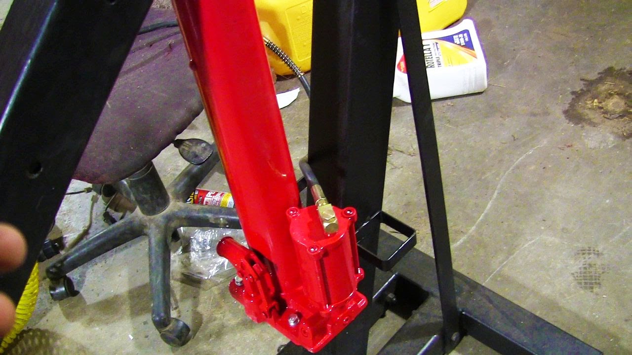 Air/Hydraulic Jack For The Cherry Picker