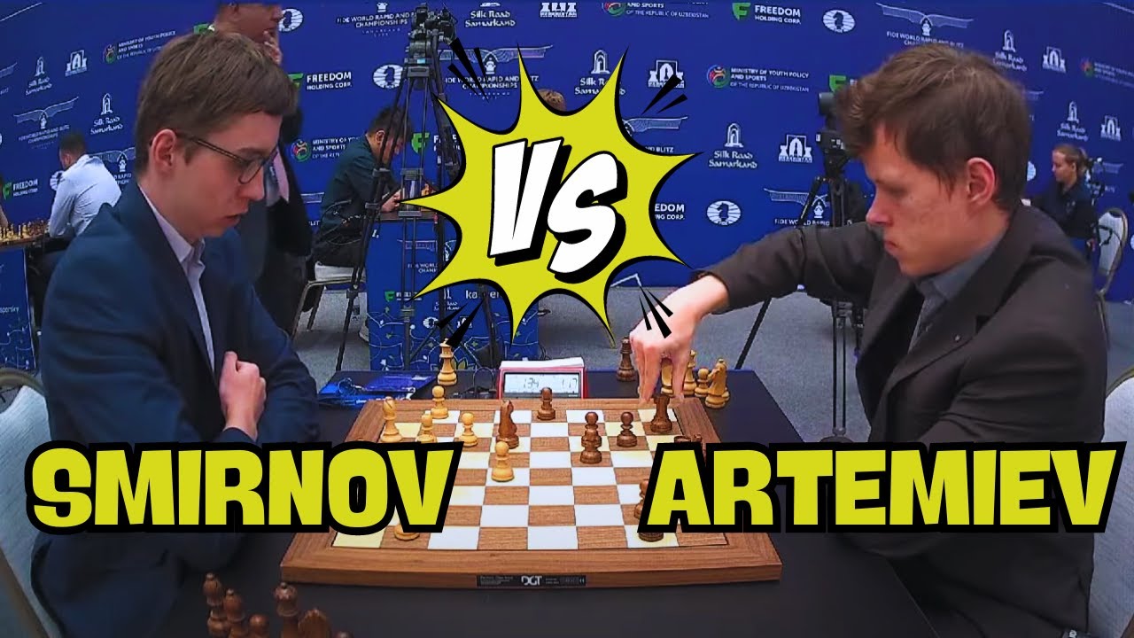 Smirnov Anton vs Artemiev Vladislav  || World Blitz Chess 2023 - R4