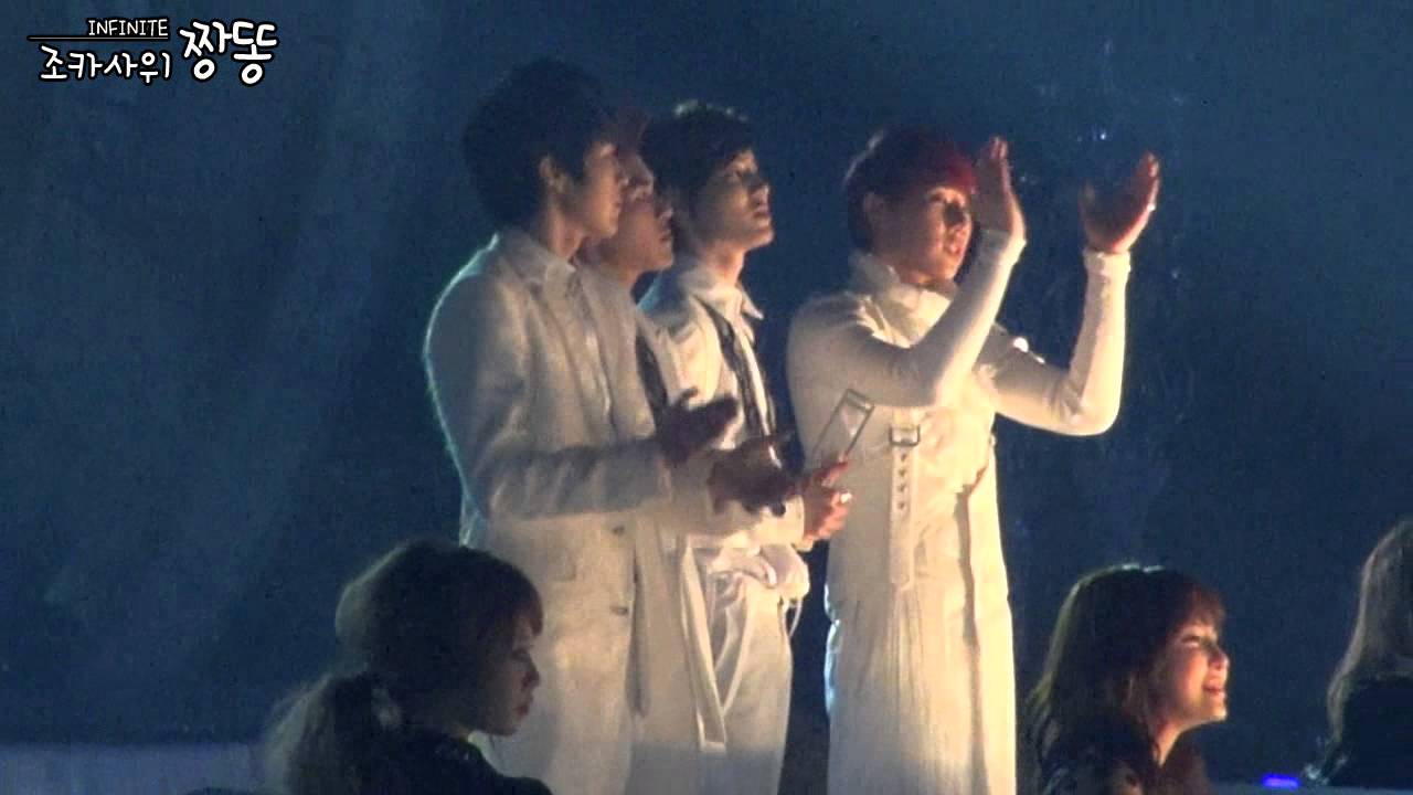 [fancam] 121214 Melon MUSIC AWARDS NELL's fan infinite