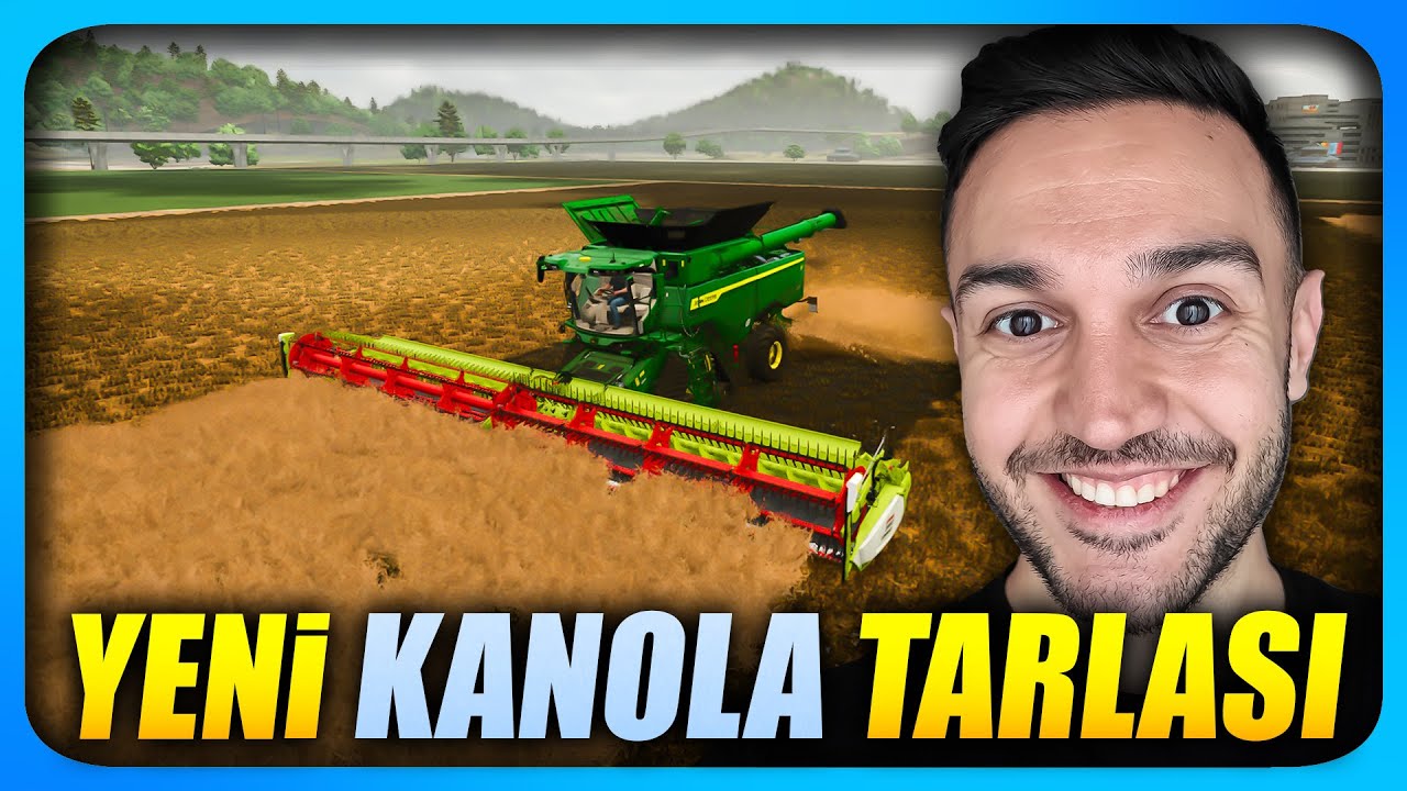 🟡 6 Hektarlık Kanola Tarlasını Aldım 💰 FS25 Türkçe #37