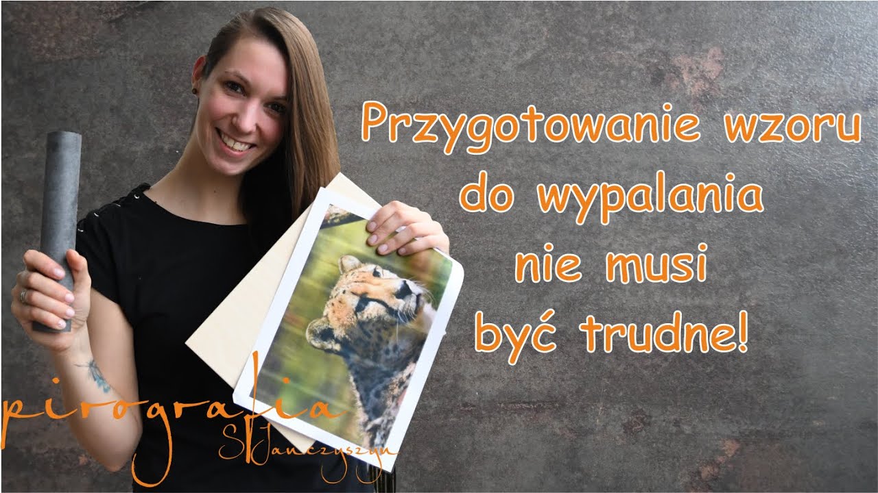 Pirografia - przygotowanie wzoru na drewnie - Sylwia Janczyszyn