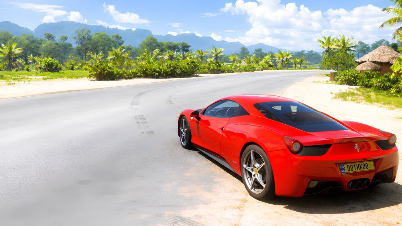 Ferrari 458 Italia Calm Morning Drive | Sunny Roads | 4K Ultra HD | No Commentary | Forza Horizon 5