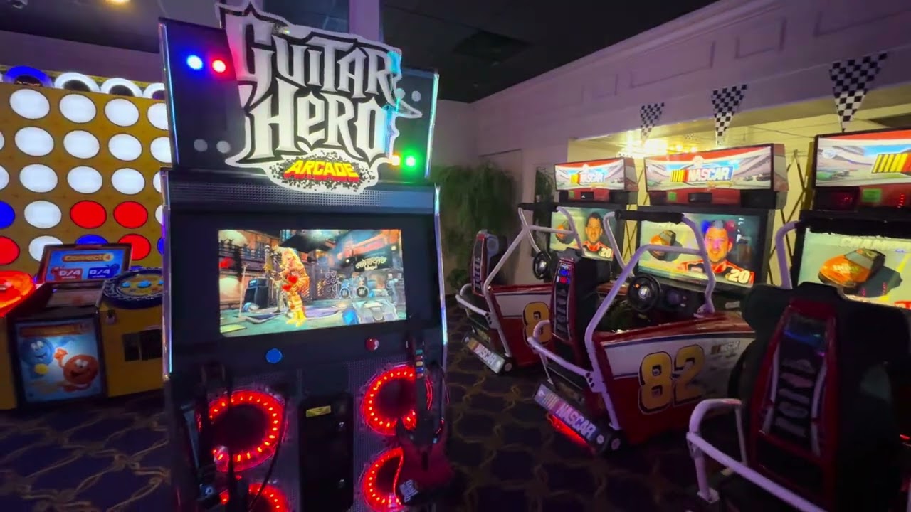 The Claridge Hotel in Atlantic City, NJ has an arcade! Walkthrough & tour, March 2024