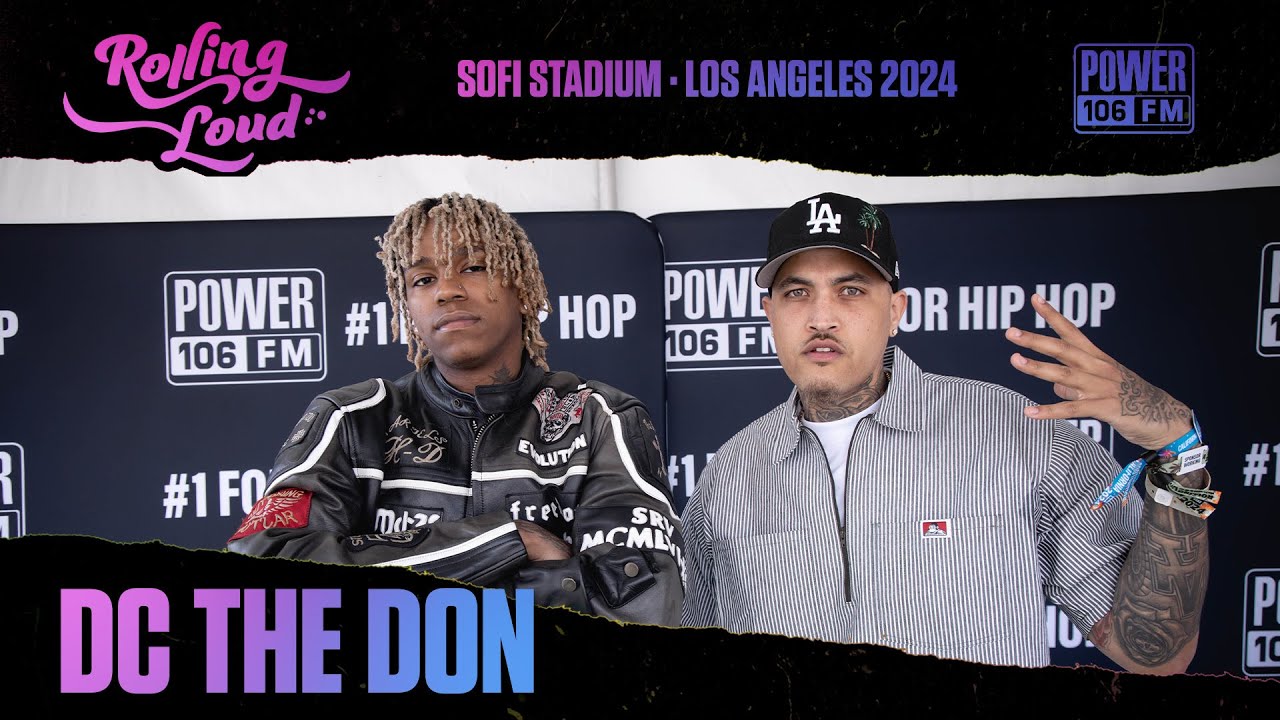 DC The Don Backstage Interview At Rolling Loud With Power 106 & DJ Wavy