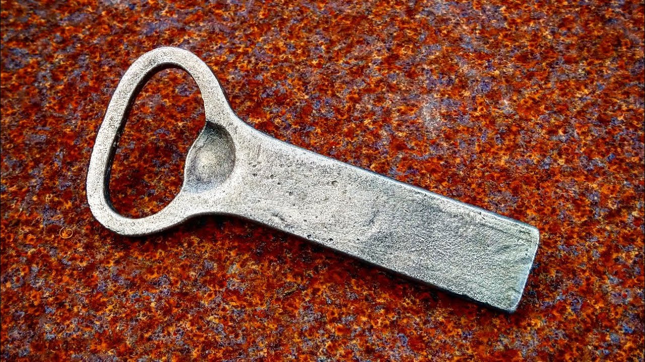 Blacksmithing - how to make and forge a bottle opener