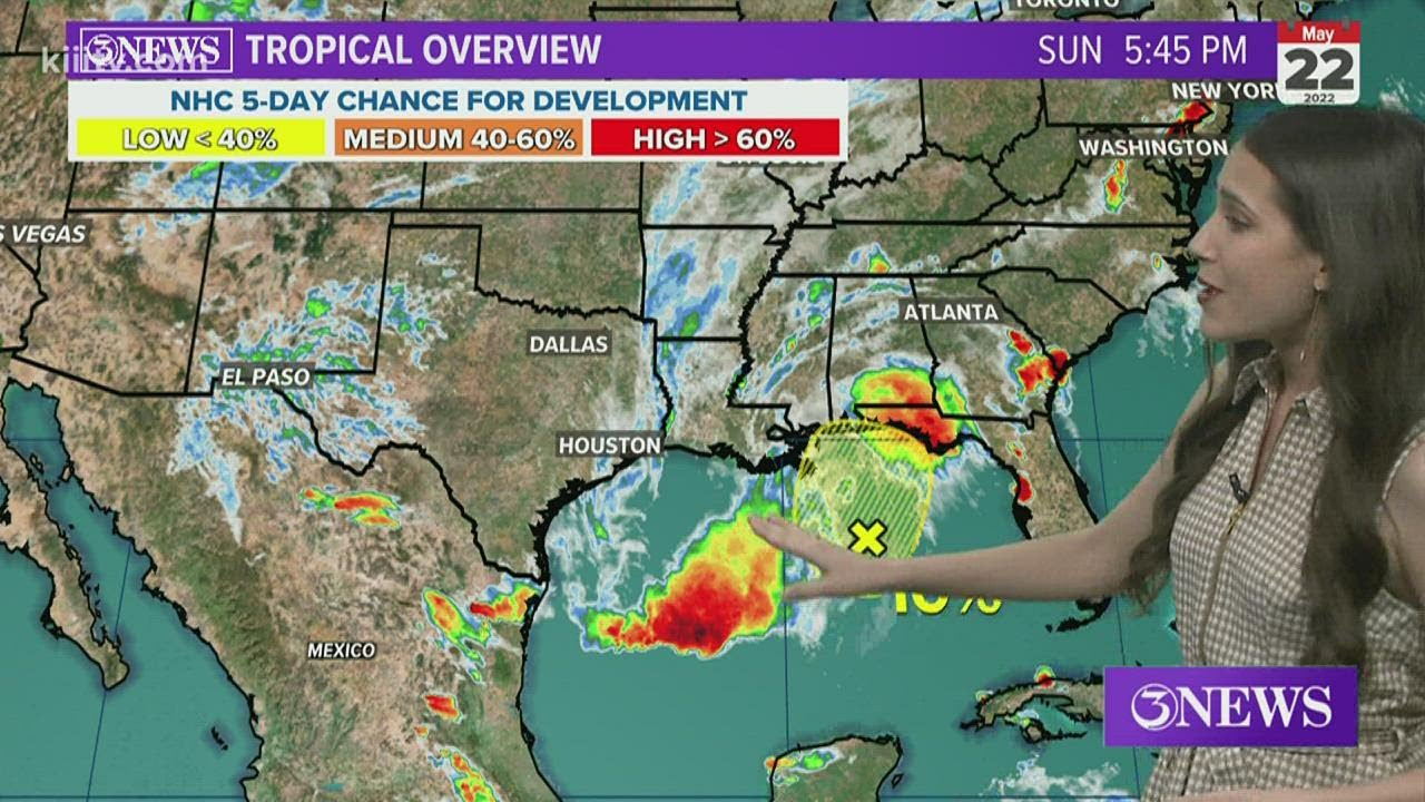 Monday Forecast: Overnight showers and storms in Corpus Christi