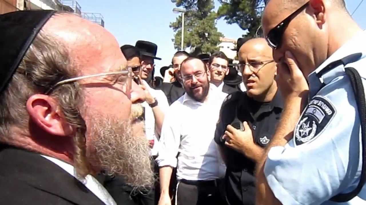 המהומה הבוקר בבתי ורשא - העימות עם השוטרים