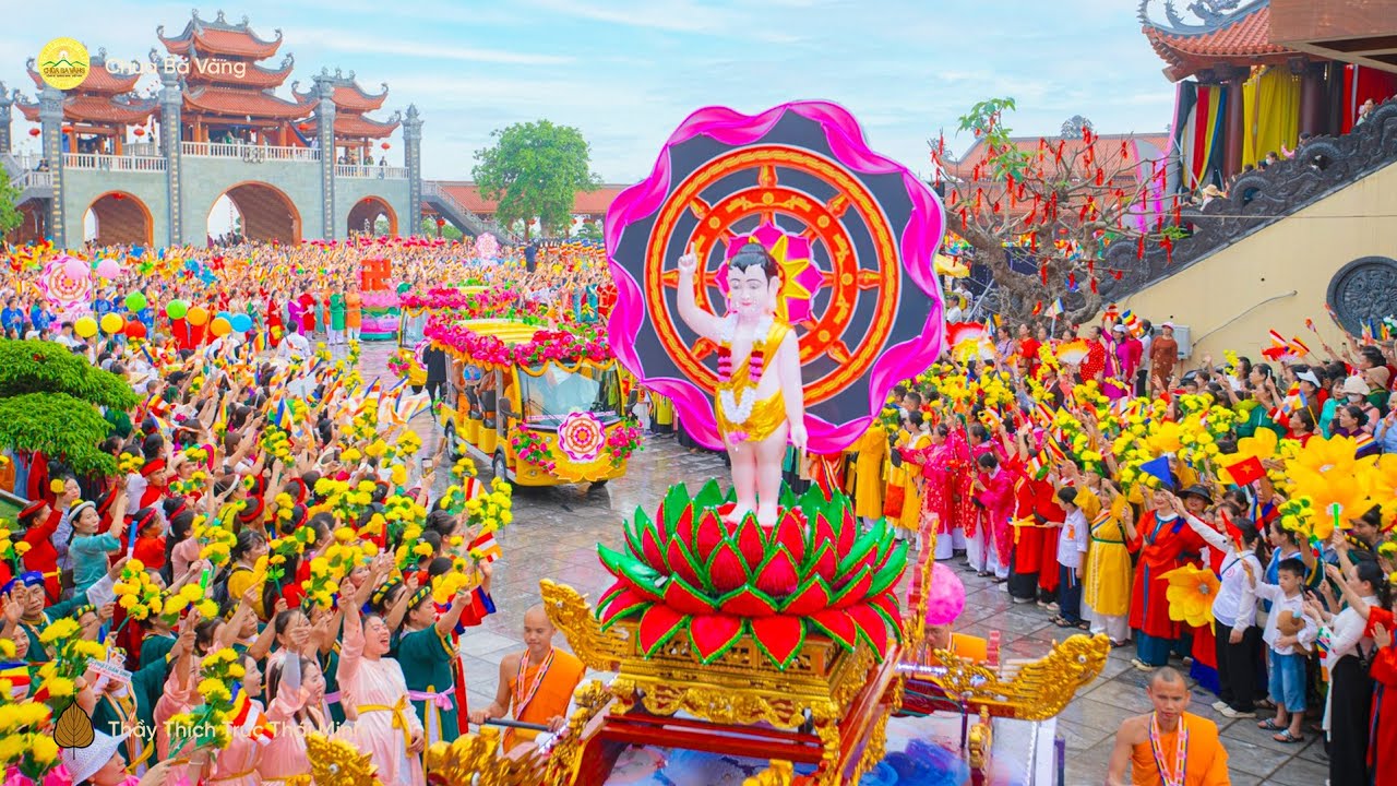 Niềm vui rộn ràng từ muôn ngàn con tim cùng hướng về Đức Phật | Đại lễ Phật đản chùa Ba Vàng 2025