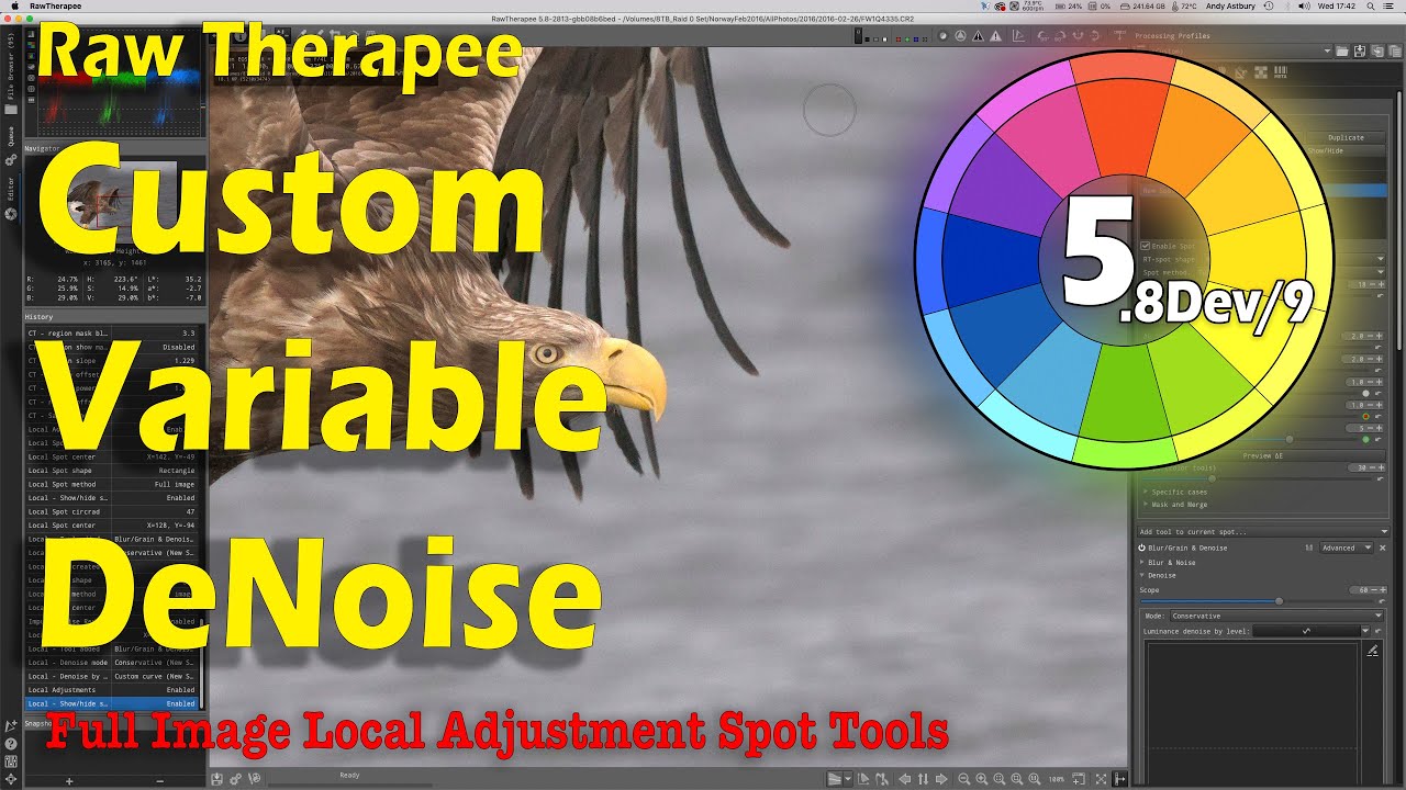 Raw Therapee Noise Reduction - New Tools Basics