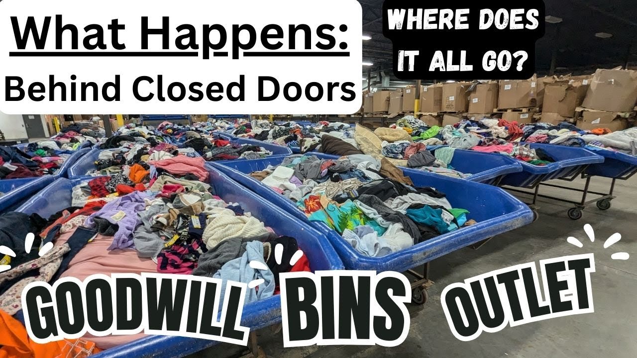 Goodwill Outlet Bins - What Happens When the Doors Close? - Where does it All End Up? Future 4 Bins