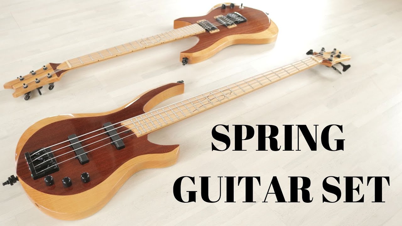 Making Spring electric Guitar/Bass set - Full build