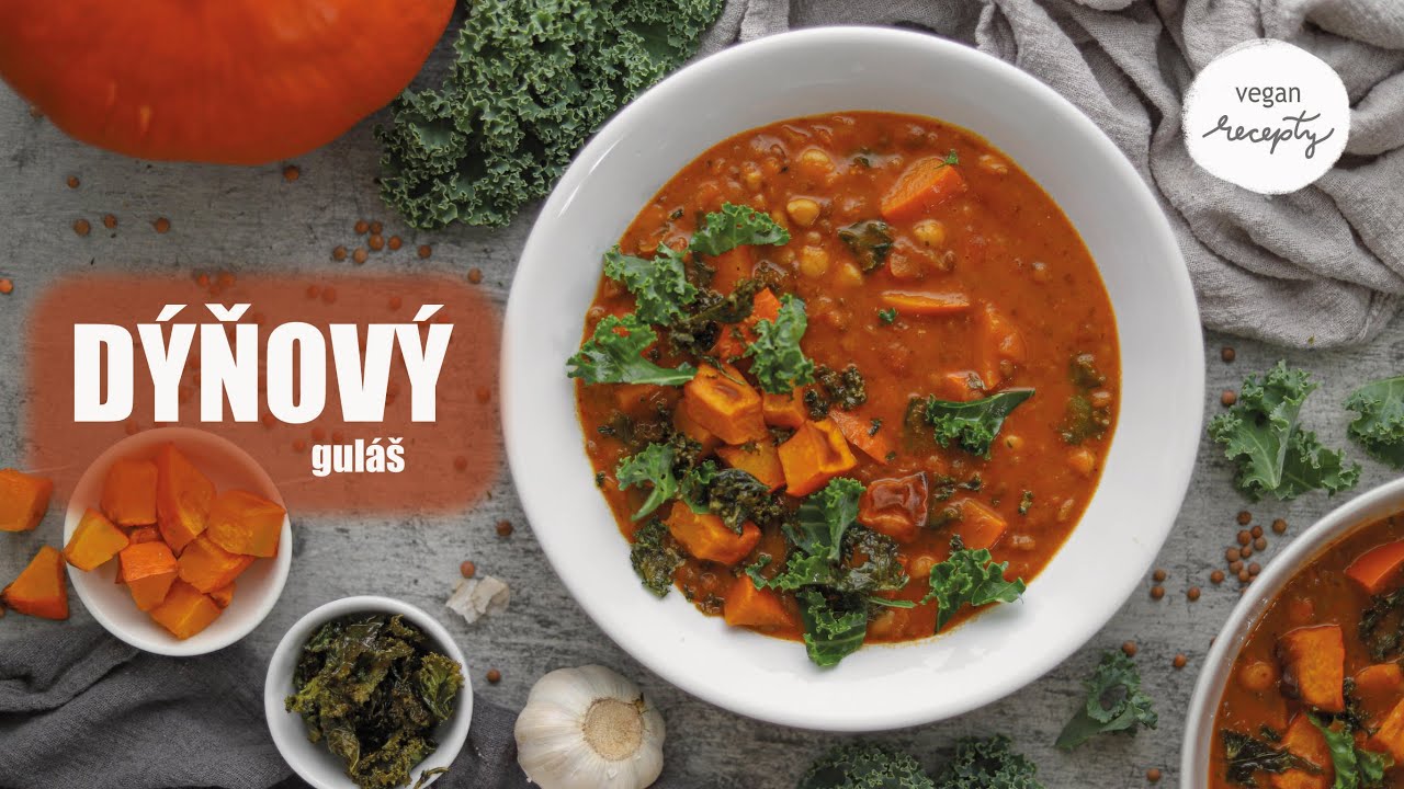 DÝŇOVÝ GULÁŠ  | vegan recepty | MaruškaVEG