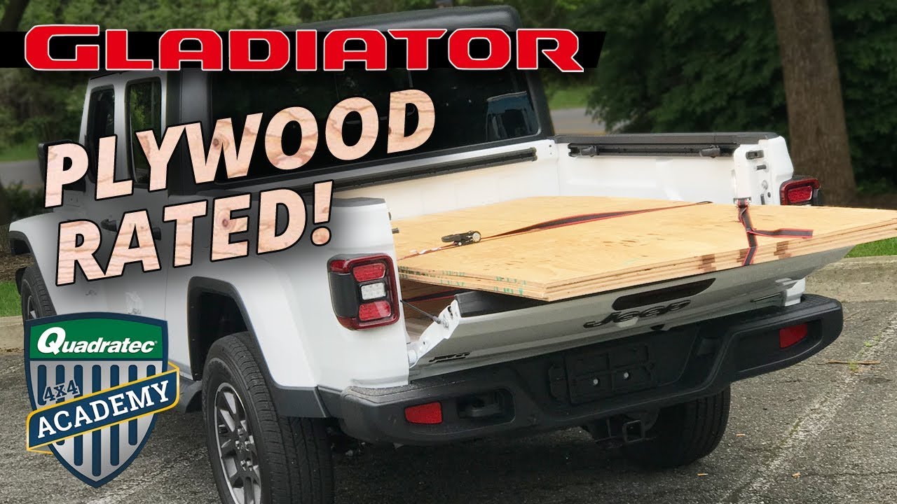 How to Load Plywood in a Jeep Gladiator Truck
