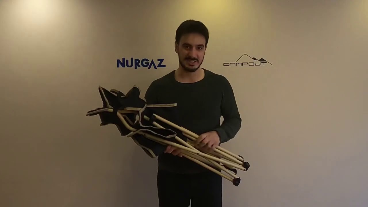 NURGAZ Campout Mogan Katlanır Kamp Sandalyesi