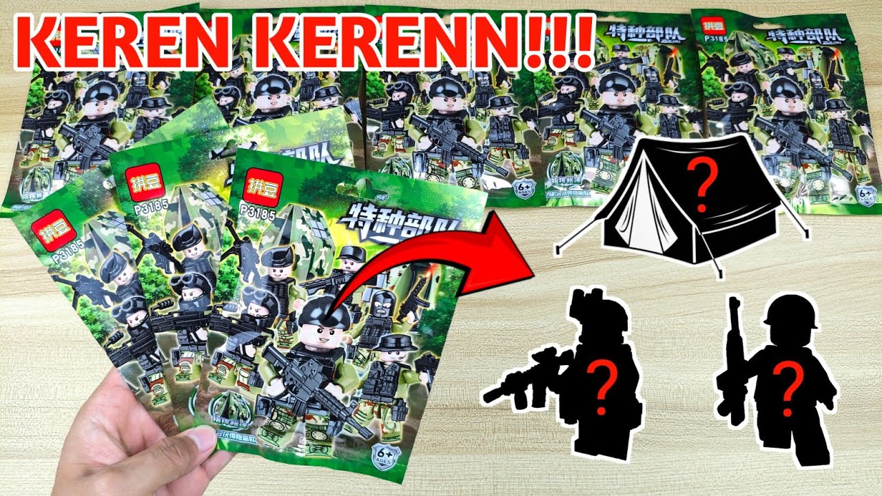 UNBOXING LEGO TENTARA Unofficial | Ternyata ada tendanya guys!!! 