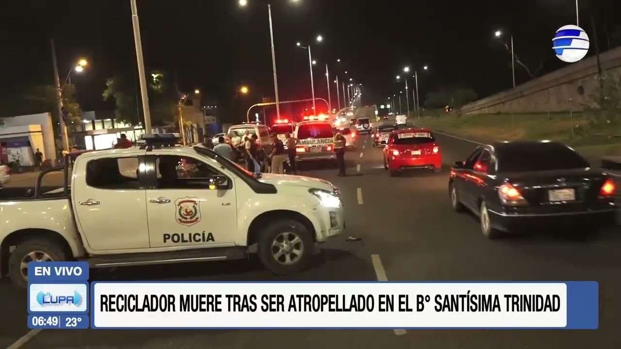 Reciclador muere tras ser atropellado en el barrio Santísima Trinidad