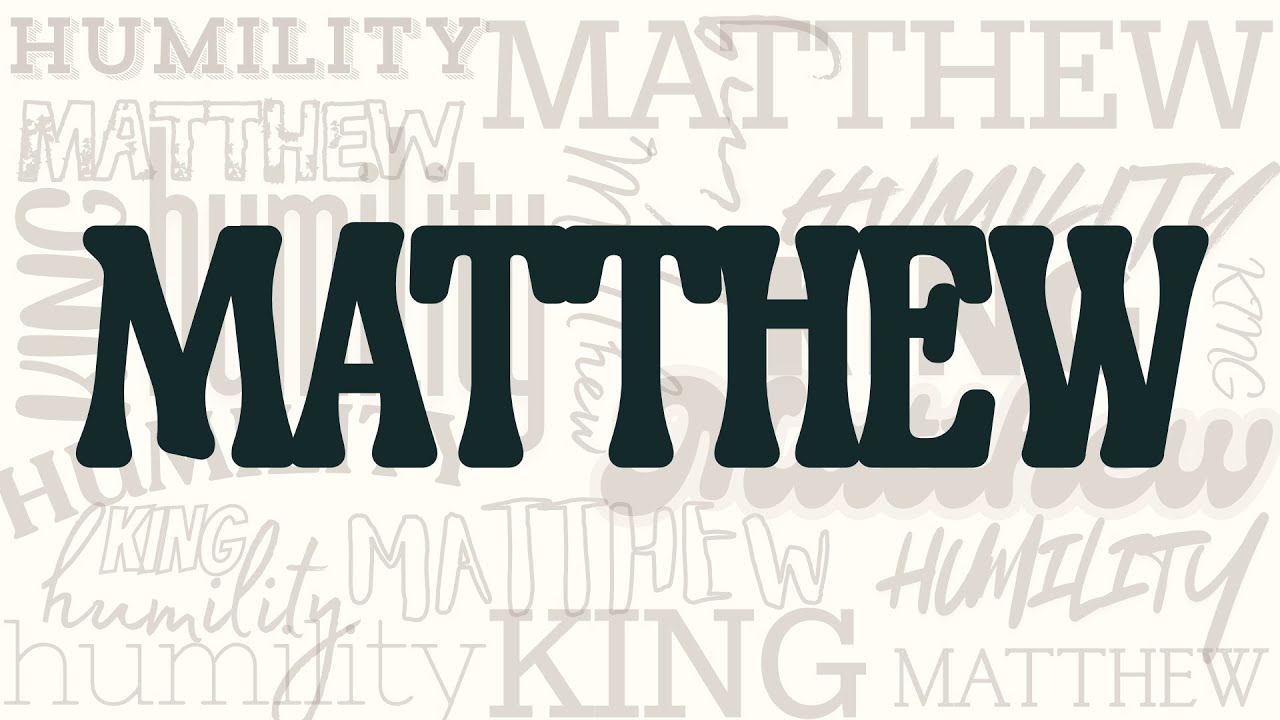 Examples of Humility in Matthew Ch. 3