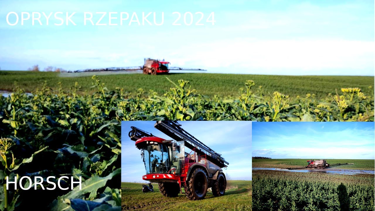 Mokry oprysk rzepaku w GR PATOLETA 2024/Horsch leeb pt 270