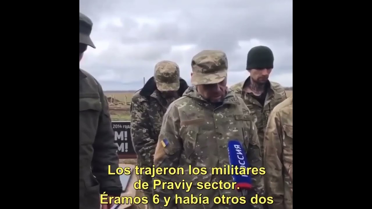 Otro testimonio de soldados ucranianos al enrregarse voluntariamente tras negarse a fusilar civiles