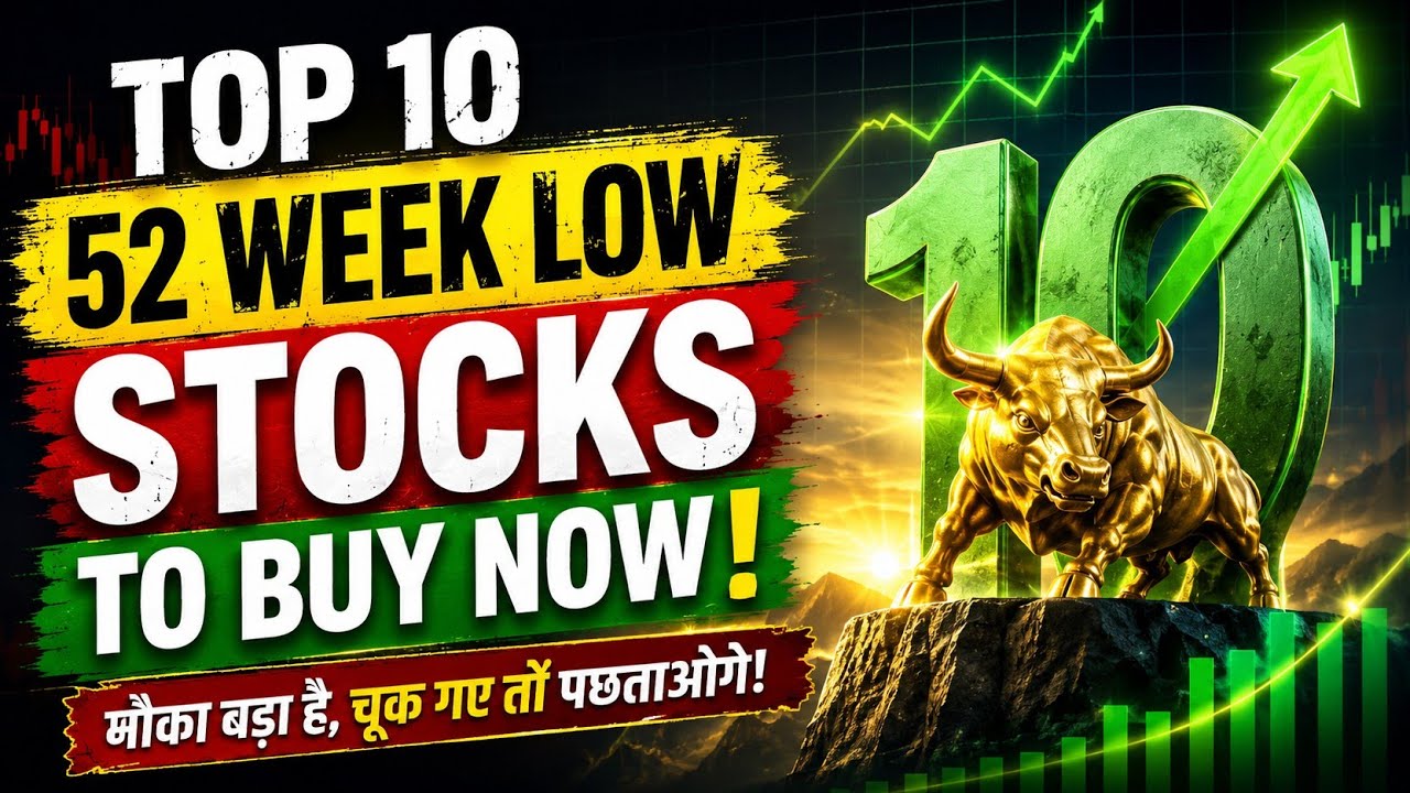 52-Week Low Top 10 Best Stocks to Buy Now 2026 | Strong Fundamental Shares | Long Term Investment