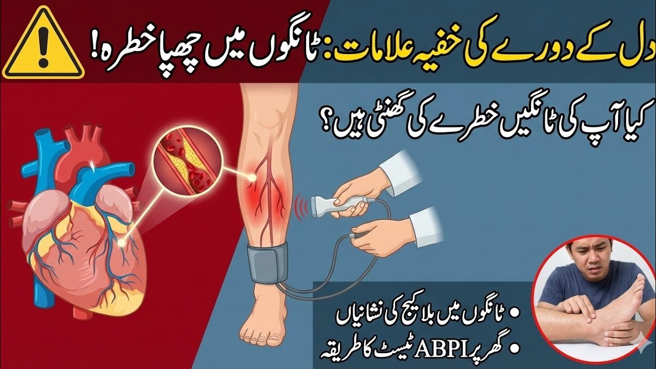 Heart Attack Warning Signs Hidden in Your Legs! | How to Check for Blockage at Home (ABPI Test)