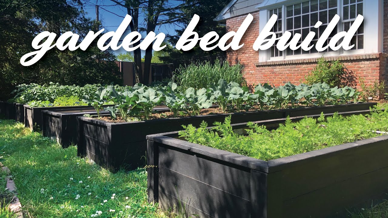 Raised Garden Bed DIY Build (Modern Design!)