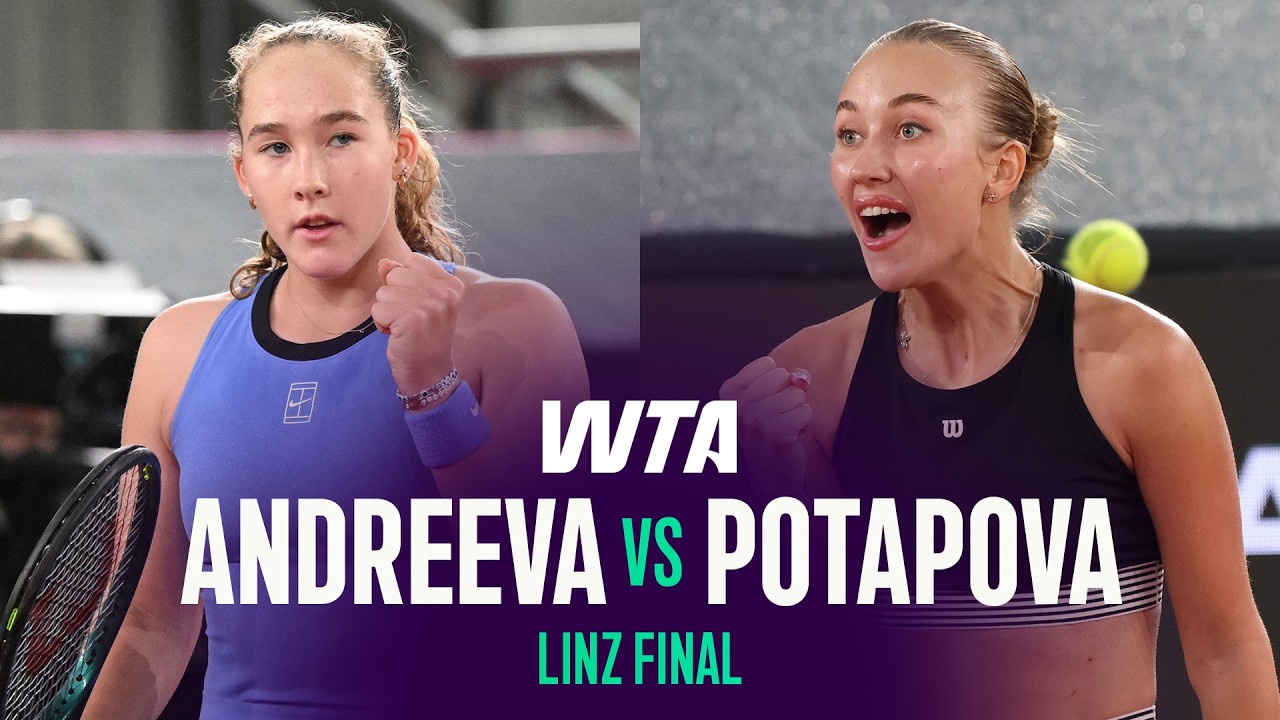 Мирра Андреева vs Анастасия Потапова | Финал Линц-2026 | Обзор матча WTA