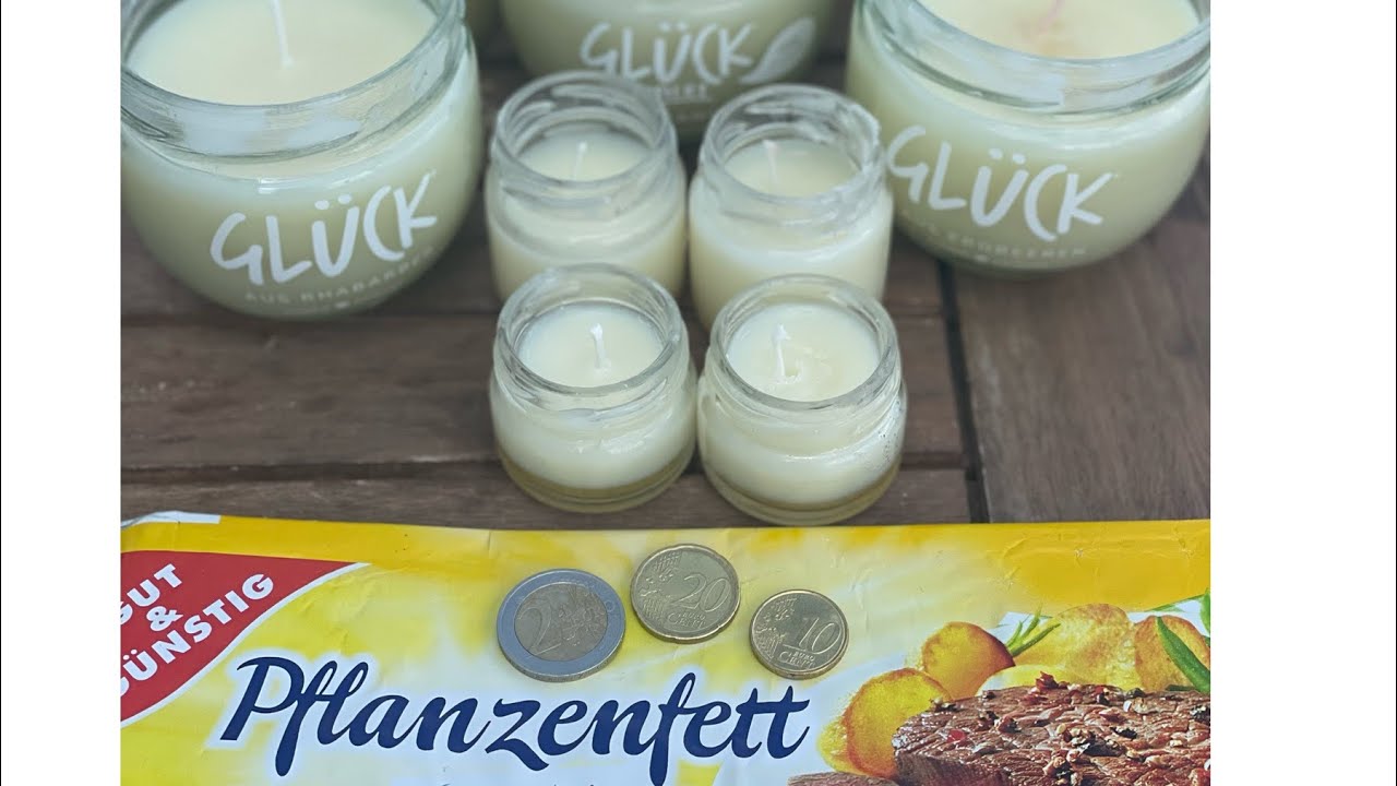 Prepper Kerze selber machen, 8x10 Tage f&uuml;r 2,29&euro; , Notfallkerze, Blackout