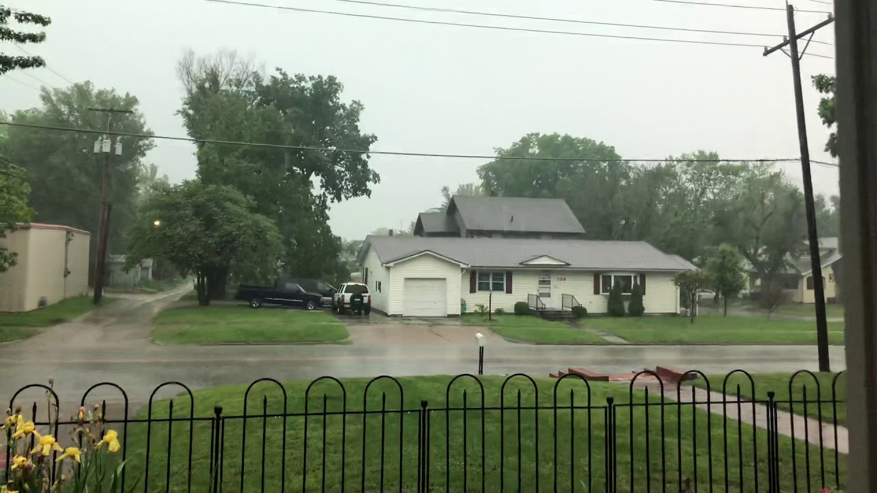 Tornado Warning Sirens and Loud Thunder