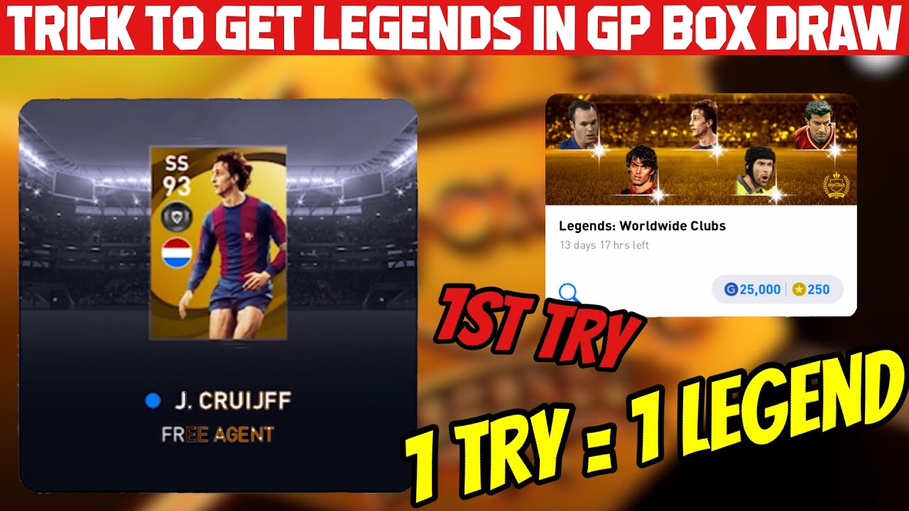 Trick to Get Legend in GP box draw | 100% working | WITH PROOF