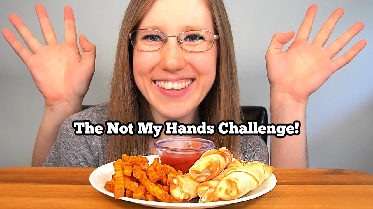 MOZZARELLA STICKS MUKBANG (NOT MY HANDS CHALLENGE)!