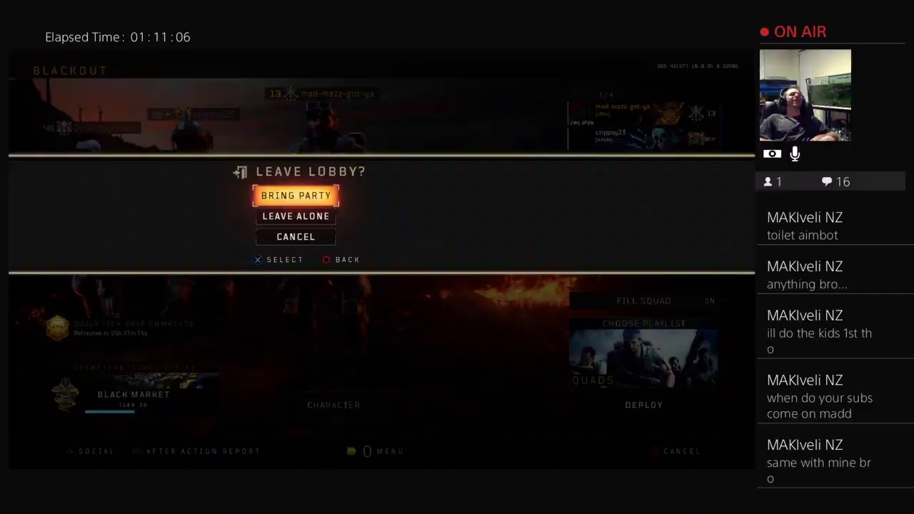 Bo4 BlackOut. UK, AUS & NZ Deployment .