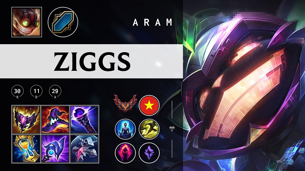 Ziggs ARAM - VN Grandmaster Patch 26.04